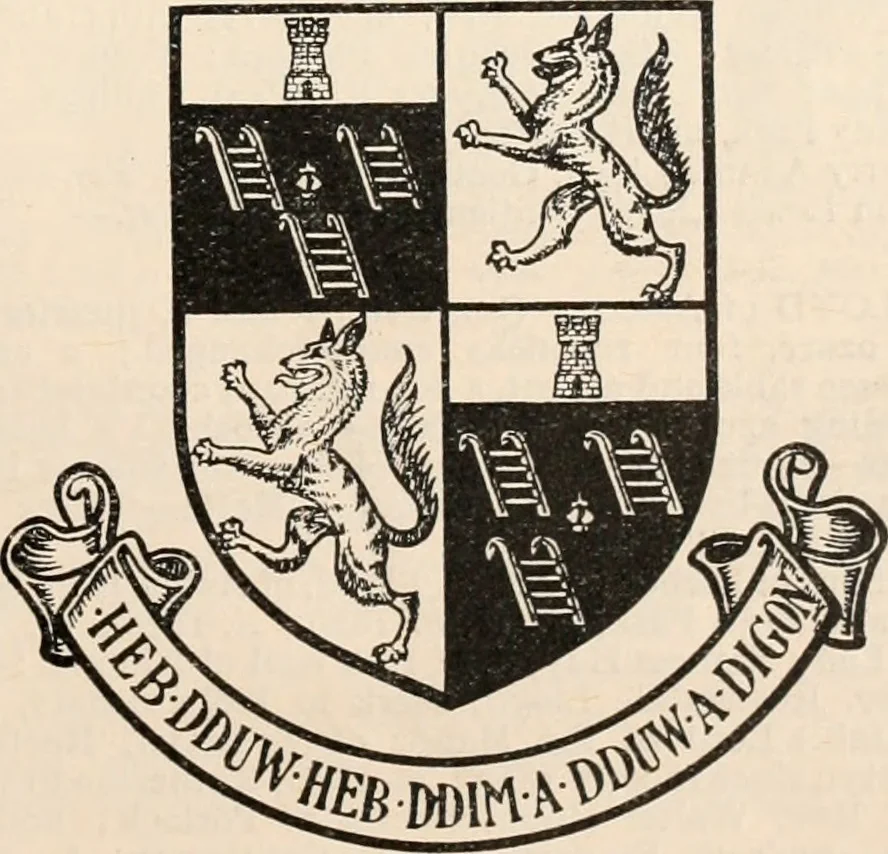 An illustration from Armorial families : a directory of gentlemen of coat-armour, 1905, leaf 184