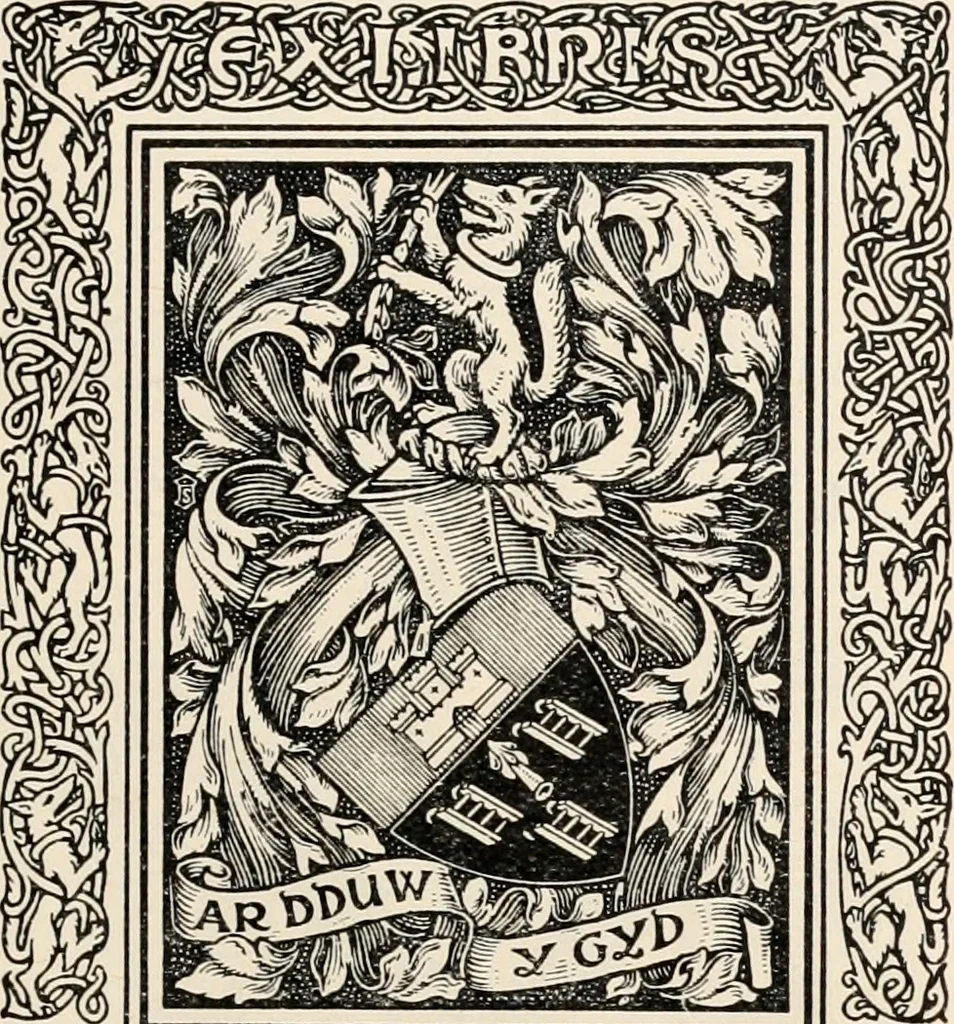 An illustration from Armorial families : a directory of gentlemen of coat-armour, 1905, leaf 192