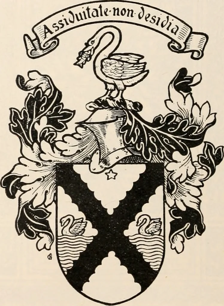 An illustration from Armorial families : a directory of gentlemen of coat-armour, 1905, leaf 193