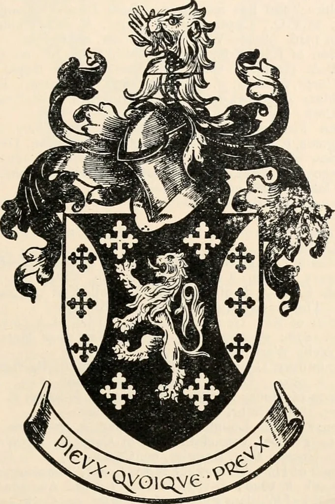 An illustration from Armorial families : a directory of gentlemen of coat-armour, 1905, leaf 200