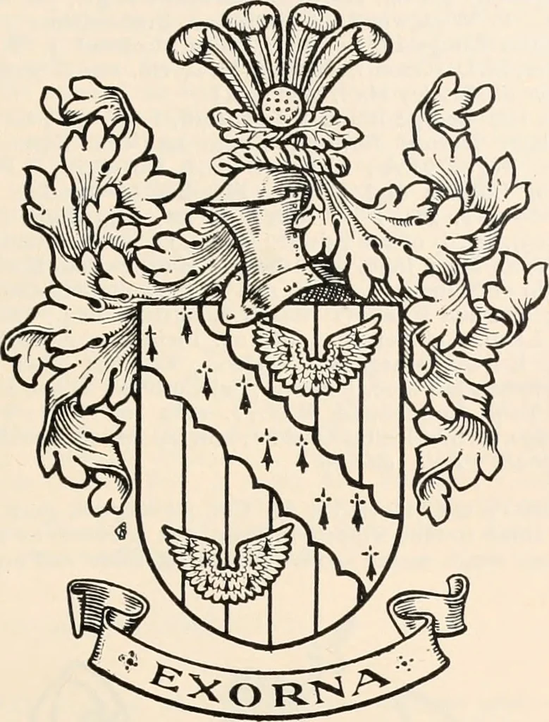 An illustration from Armorial families : a directory of gentlemen of coat-armour, 1905, leaf 202