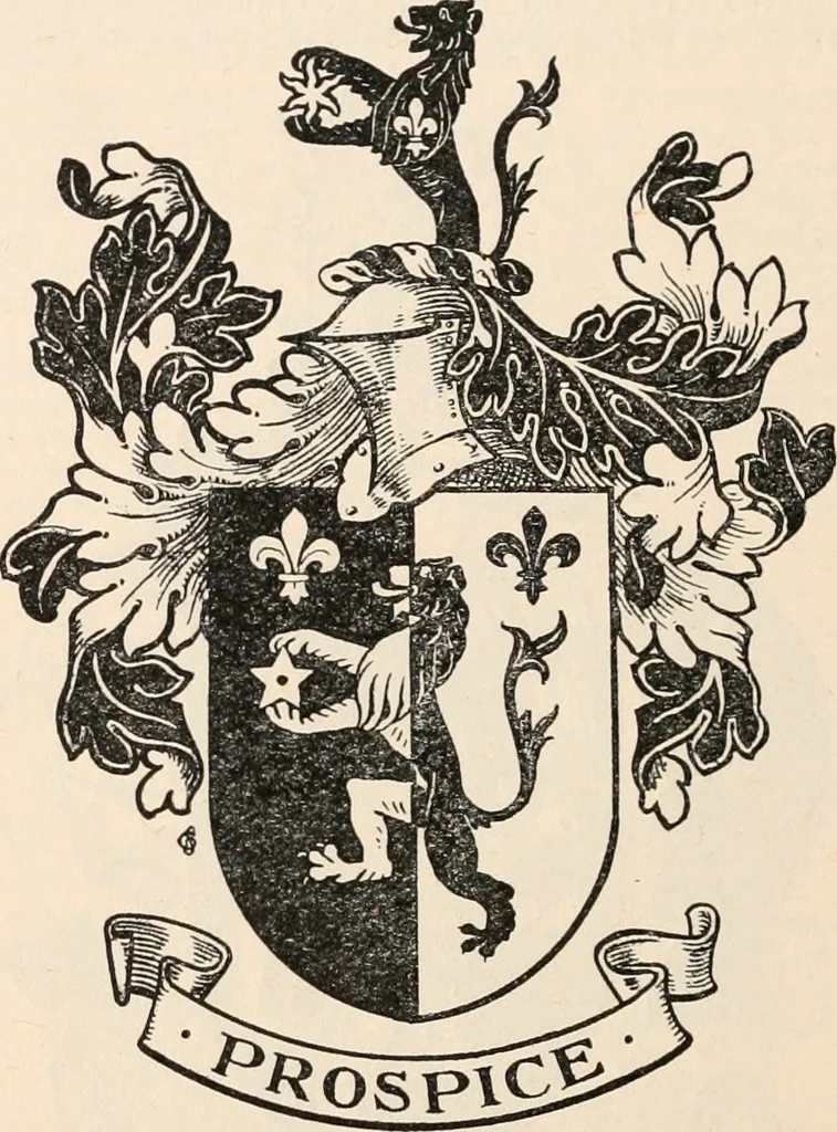 An illustration from Armorial families : a directory of gentlemen of coat-armour, 1905, leaf 213