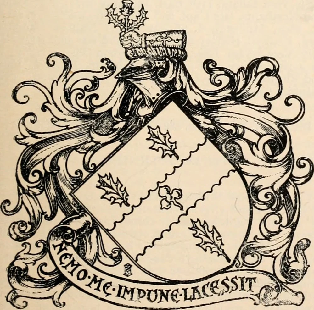 An illustration from Armorial families : a directory of gentlemen of coat-armour, 1905, leaf 22