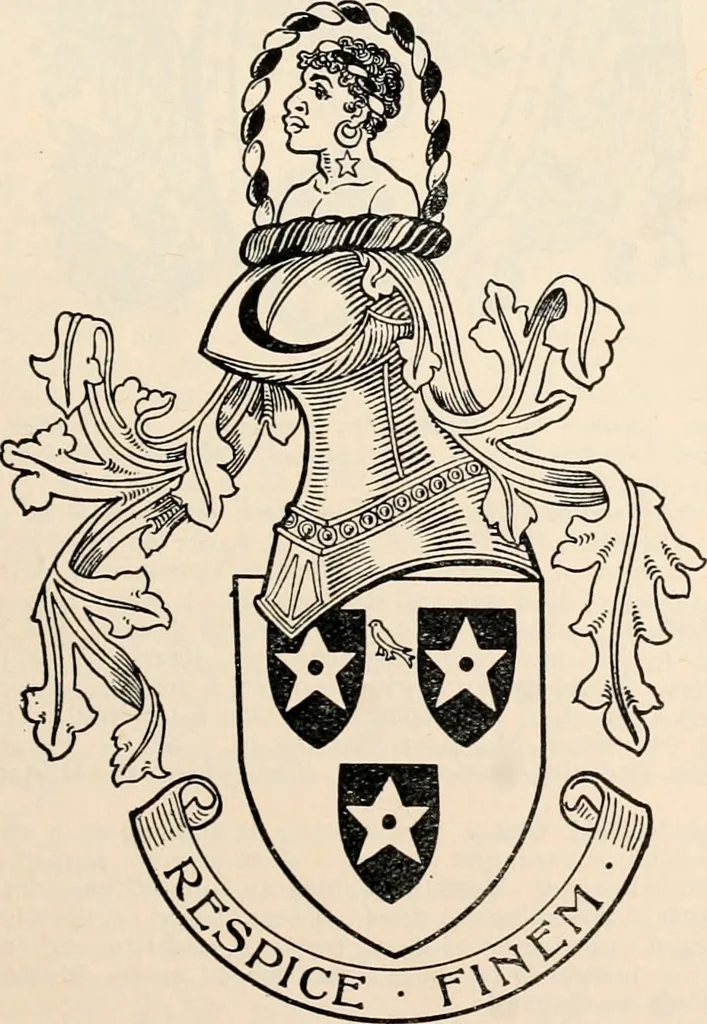 An illustration from Armorial families : a directory of gentlemen of coat-armour, 1905, leaf 220