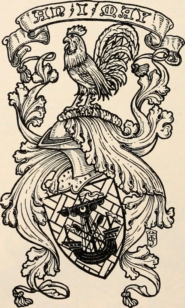 An illustration from Armorial families : a directory of gentlemen of coat-armour, 1905, leaf 225