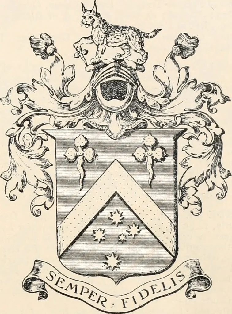 An illustration from Armorial families : a directory of gentlemen of coat-armour, 1905, leaf 226