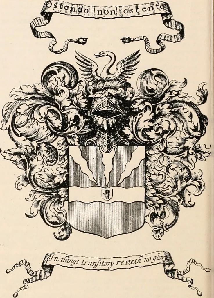 An illustration from Armorial families : a directory of gentlemen of coat-armour, 1905, leaf 23