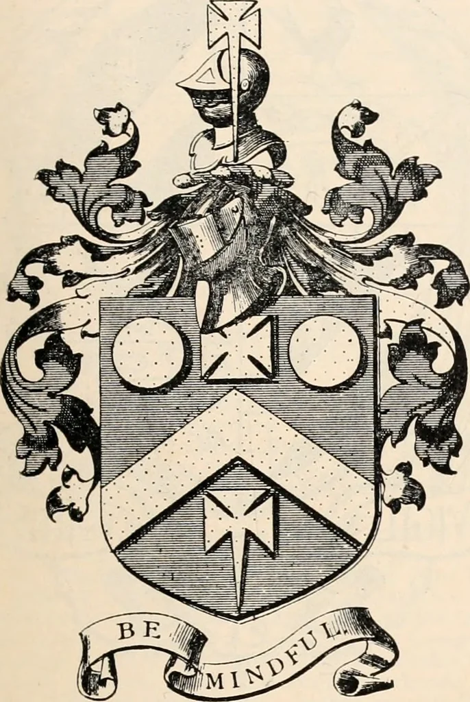 An illustration from Armorial families : a directory of gentlemen of coat-armour, 1905, leaf 24