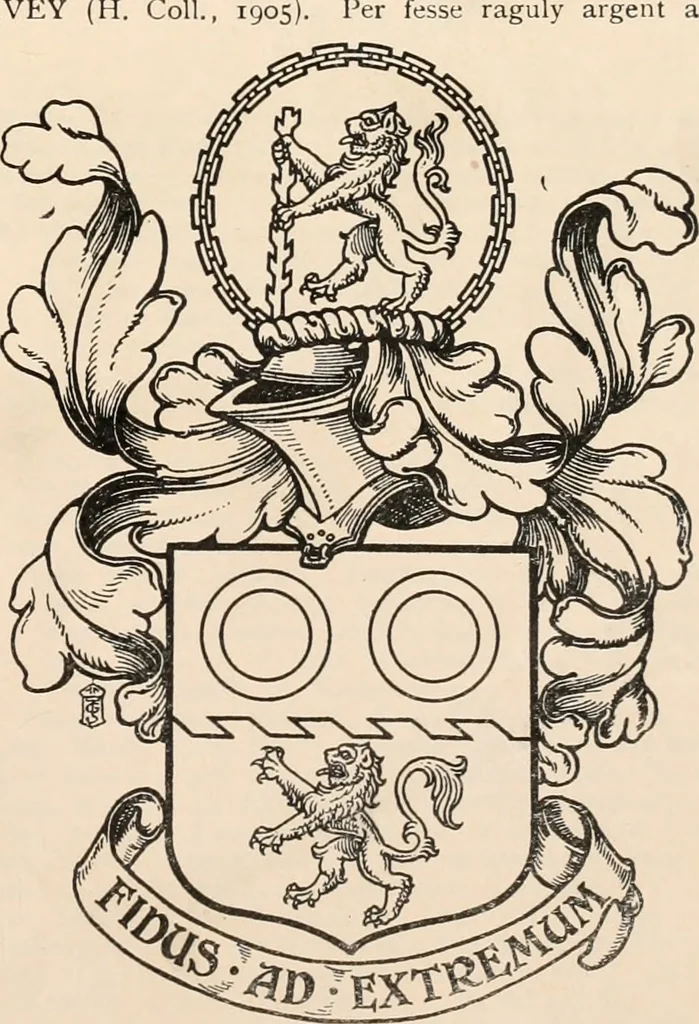 An illustration from Armorial families : a directory of gentlemen of coat-armour, 1905, leaf 24