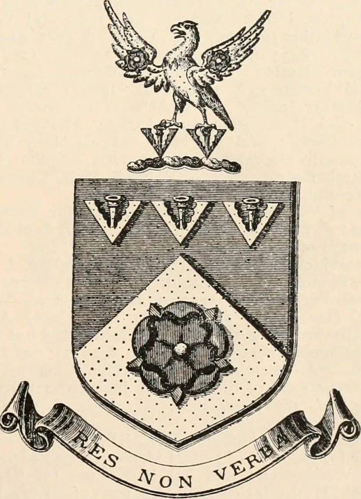 An illustration from Armorial families : a directory of gentlemen of coat-armour, 1905, leaf 28