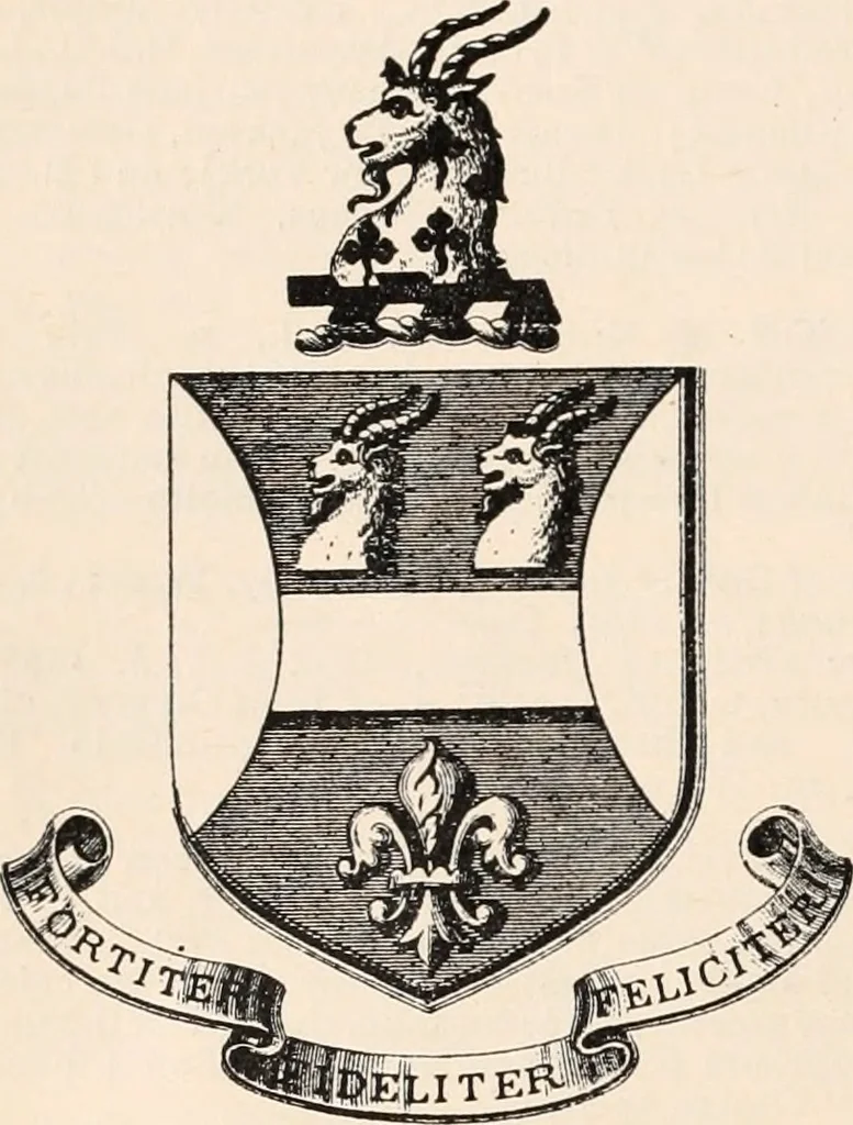 An illustration from Armorial families : a directory of gentlemen of coat-armour, 1905, leaf 29