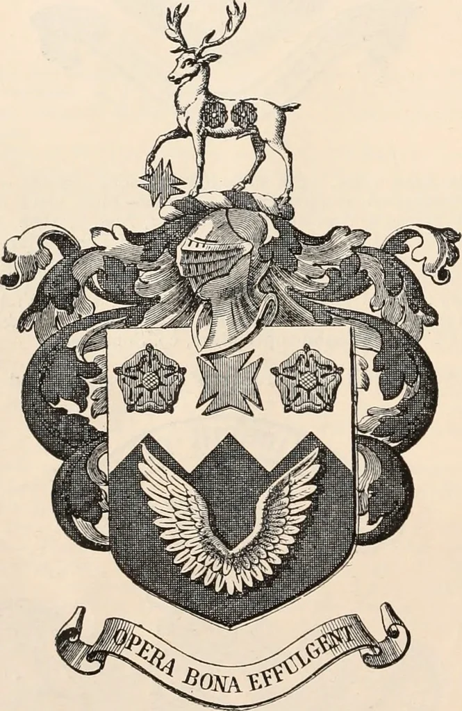 An illustration from Armorial families : a directory of gentlemen of coat-armour, 1905, leaf 31