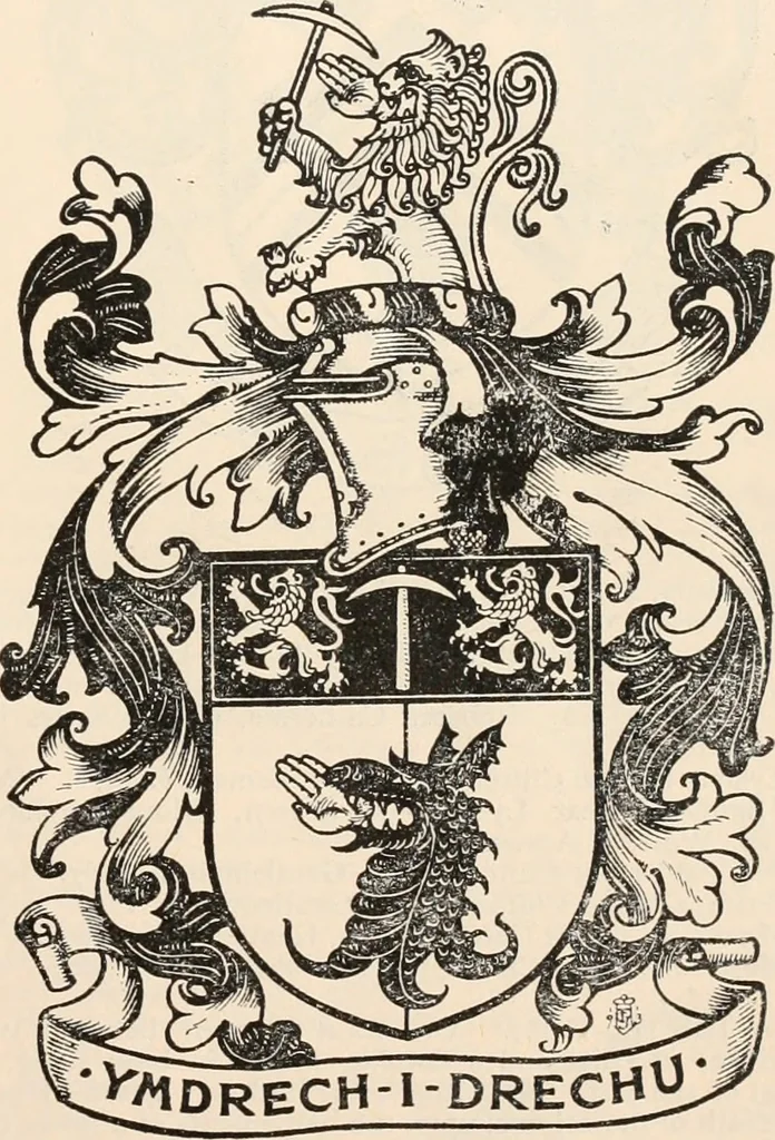 An illustration from Armorial families : a directory of gentlemen of coat-armour, 1905, leaf 32