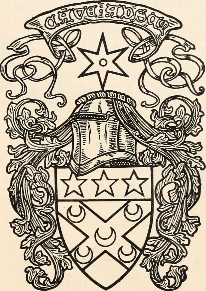 An illustration from Armorial families : a directory of gentlemen of coat-armour, 1905, leaf 34