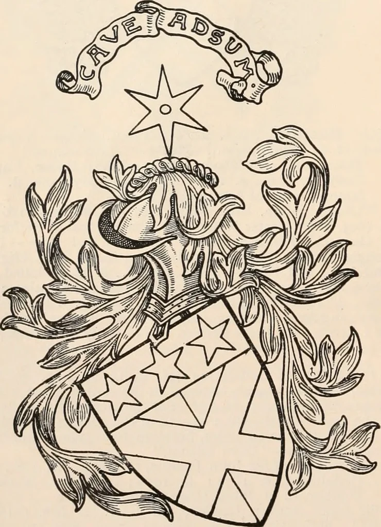 An illustration from Armorial families : a directory of gentlemen of coat-armour, 1905, leaf 35