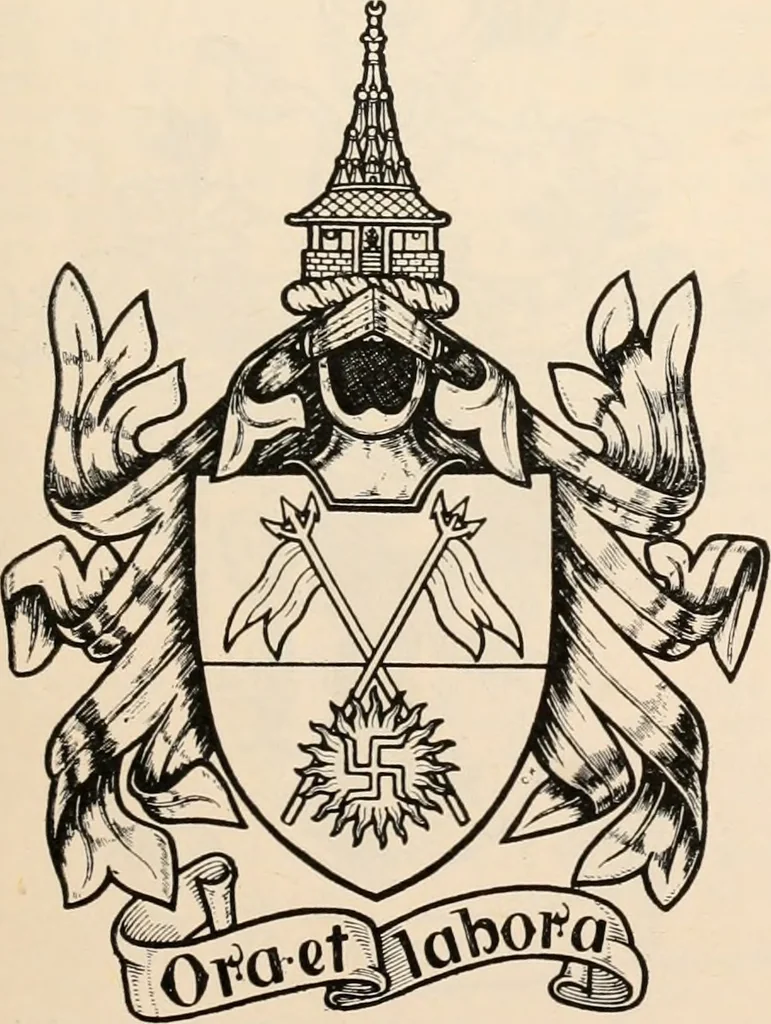 An illustration from Armorial families : a directory of gentlemen of coat-armour, 1905, leaf 36