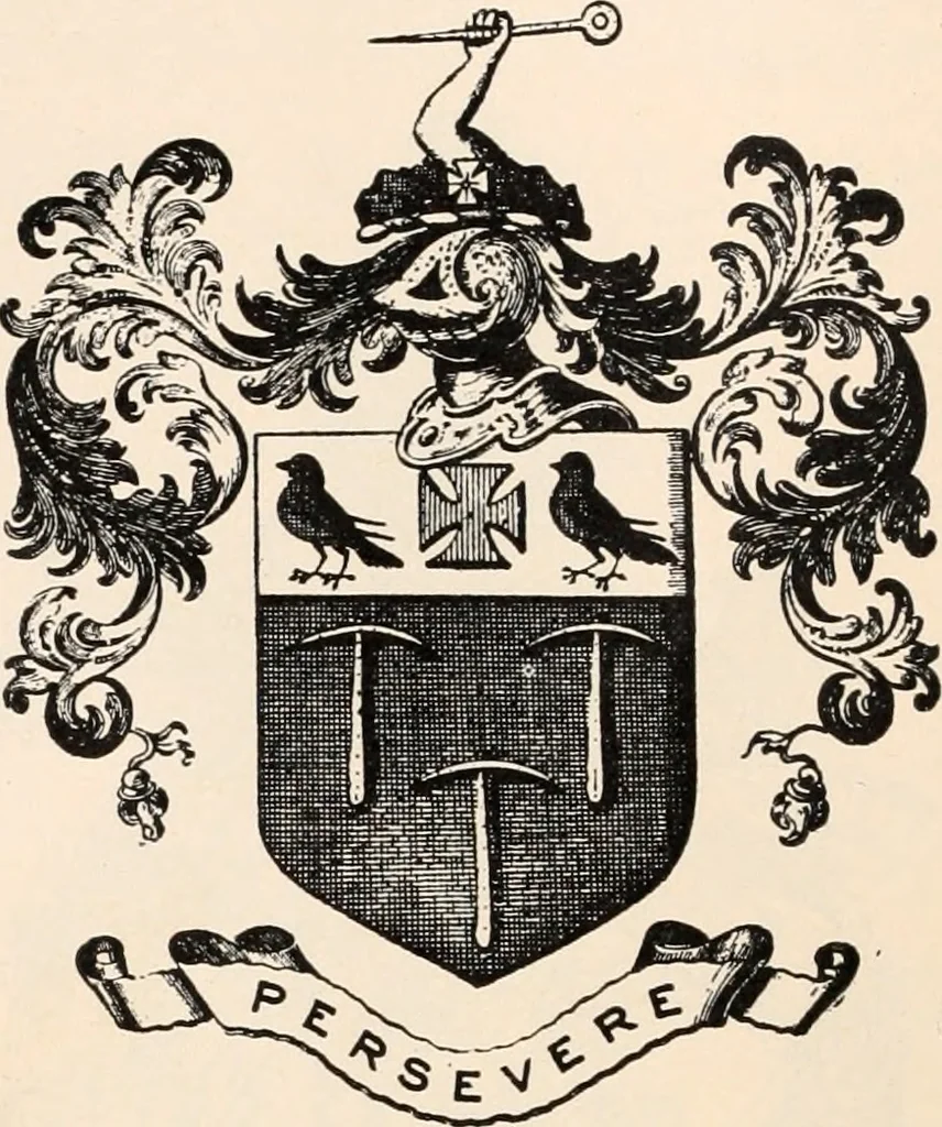 An illustration from Armorial families : a directory of gentlemen of coat-armour, 1905, leaf 37