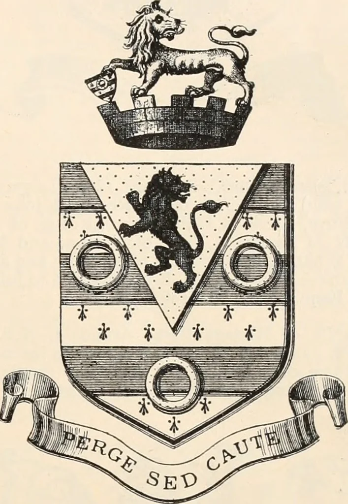 An illustration from Armorial families : a directory of gentlemen of coat-armour, 1905, leaf 40