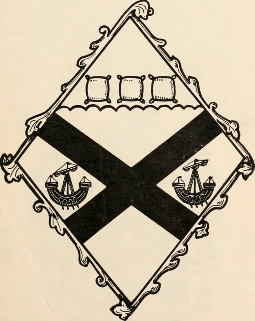 An illustration from Armorial families : a directory of gentlemen of coat-armour, 1905, leaf 52