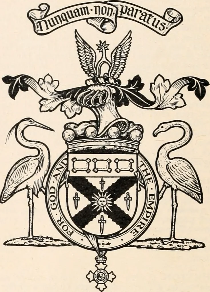 An illustration from Armorial families : a directory of gentlemen of coat-armour, 1905, leaf 53