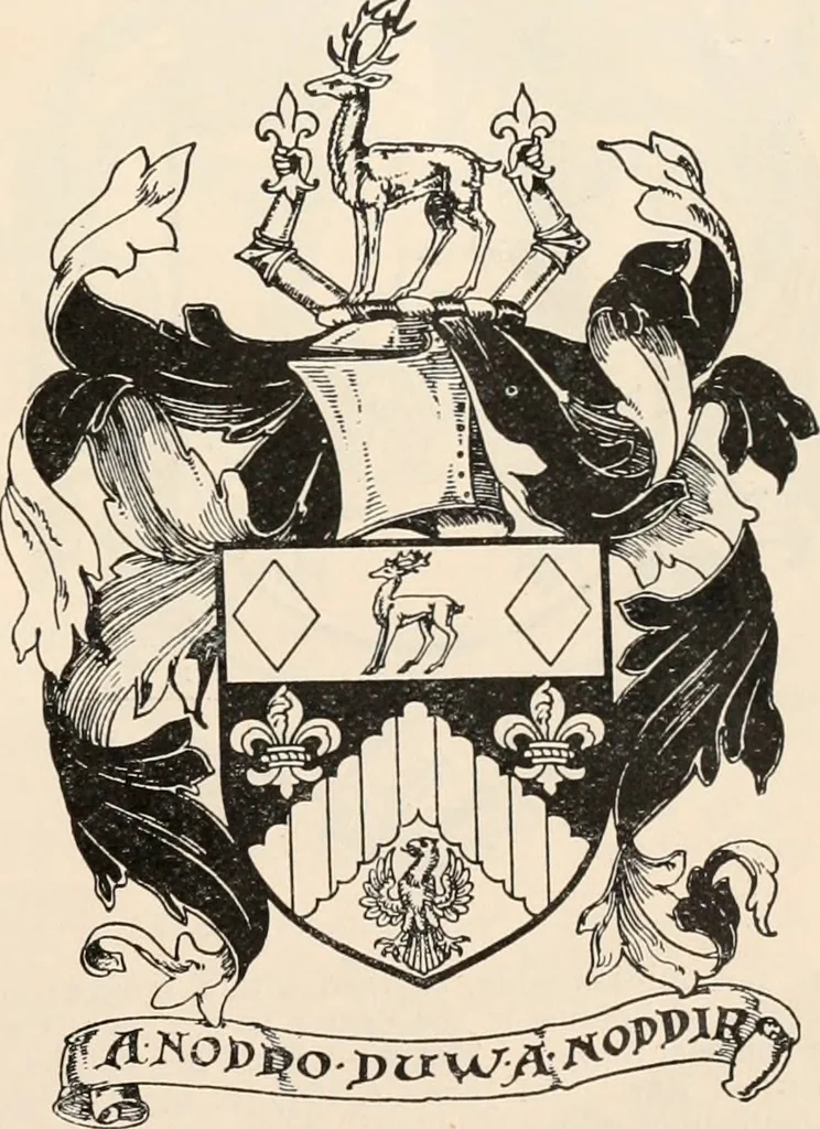 An illustration from Armorial families : a directory of gentlemen of coat-armour, 1905, leaf 60