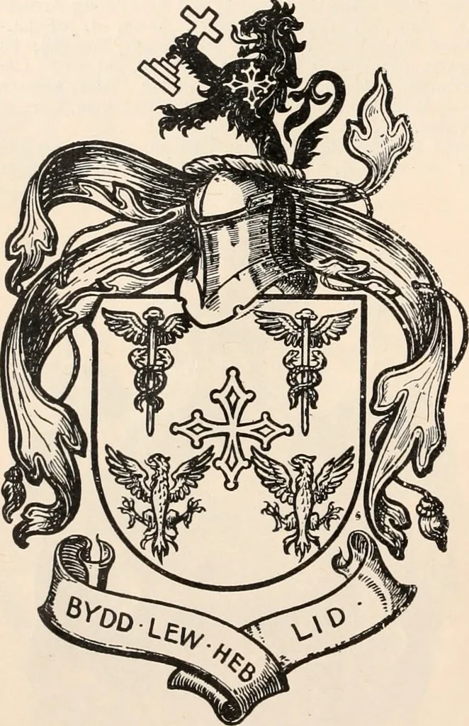 An illustration from Armorial families : a directory of gentlemen of coat-armour, 1905, leaf 61