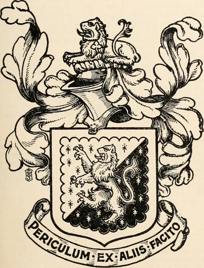 An illustration from Armorial families : a directory of gentlemen of coat-armour, 1905, leaf 62