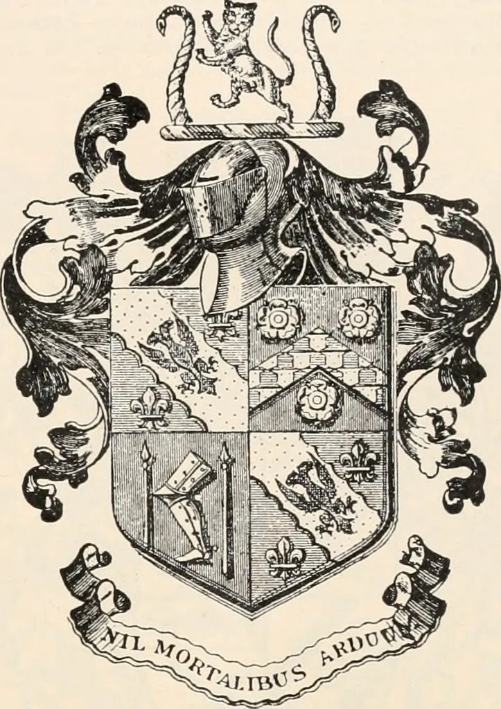 An illustration from Armorial families : a directory of gentlemen of coat-armour, 1905, leaf 68