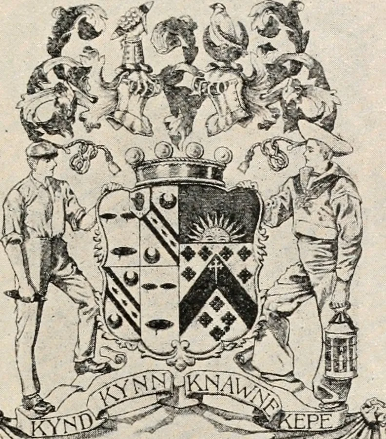 An illustration from Armorial families : a directory of gentlemen of coat-armour, 1905, leaf 70