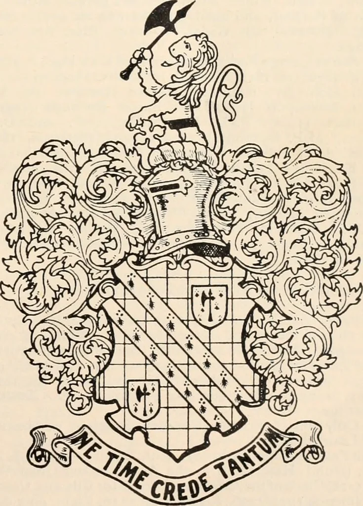 An illustration from Armorial families : a directory of gentlemen of coat-armour, 1905, leaf 70