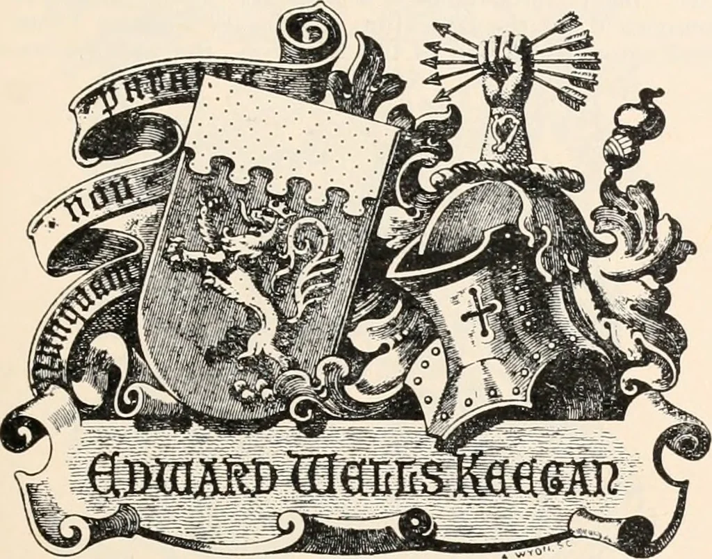 An illustration from Armorial families : a directory of gentlemen of coat-armour, 1905, leaf 72