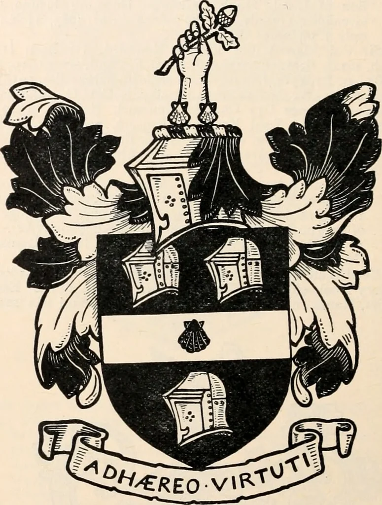 An illustration from Armorial families : a directory of gentlemen of coat-armour, 1905, leaf 79