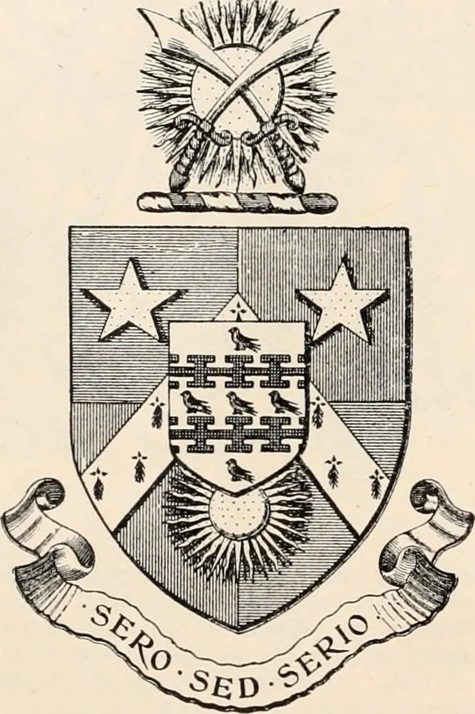 An illustration from Armorial families : a directory of gentlemen of coat-armour, 1905, leaf 85