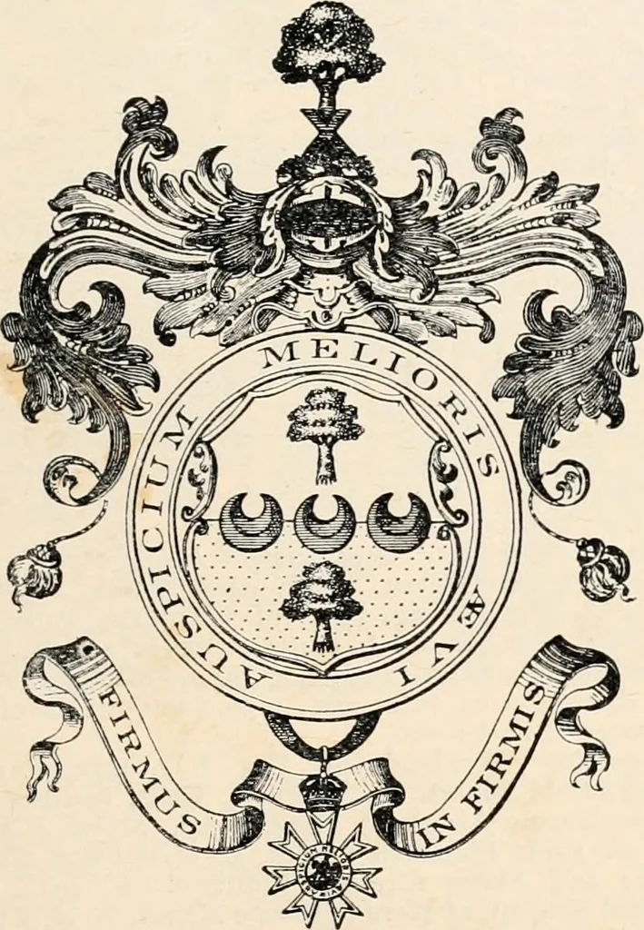 An illustration from Armorial families : a directory of gentlemen of coat-armour, 1905, leaf 88
