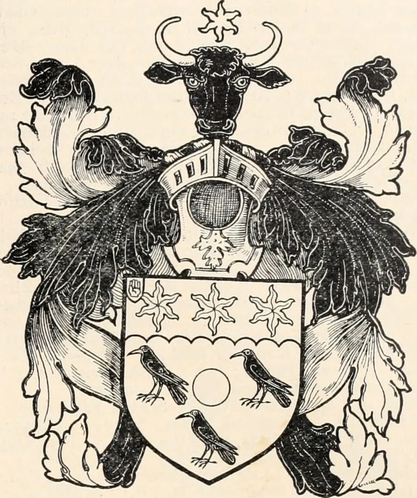 An illustration from Armorial families : a directory of gentlemen of coat-armour, 1905, leaf 88