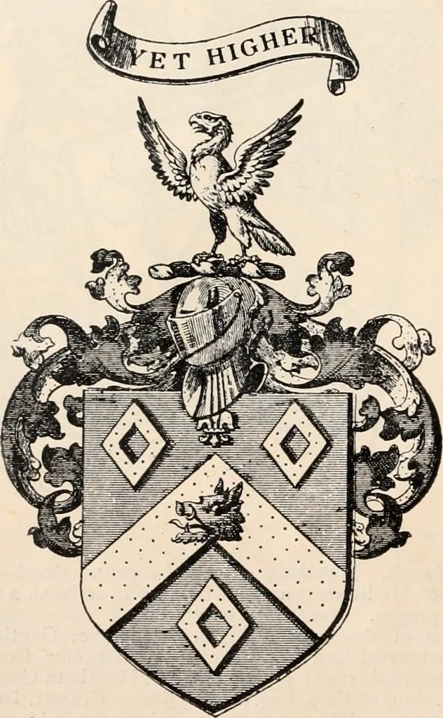 An illustration from Armorial families : a directory of gentlemen of coat-armour, 1905, leaf 95