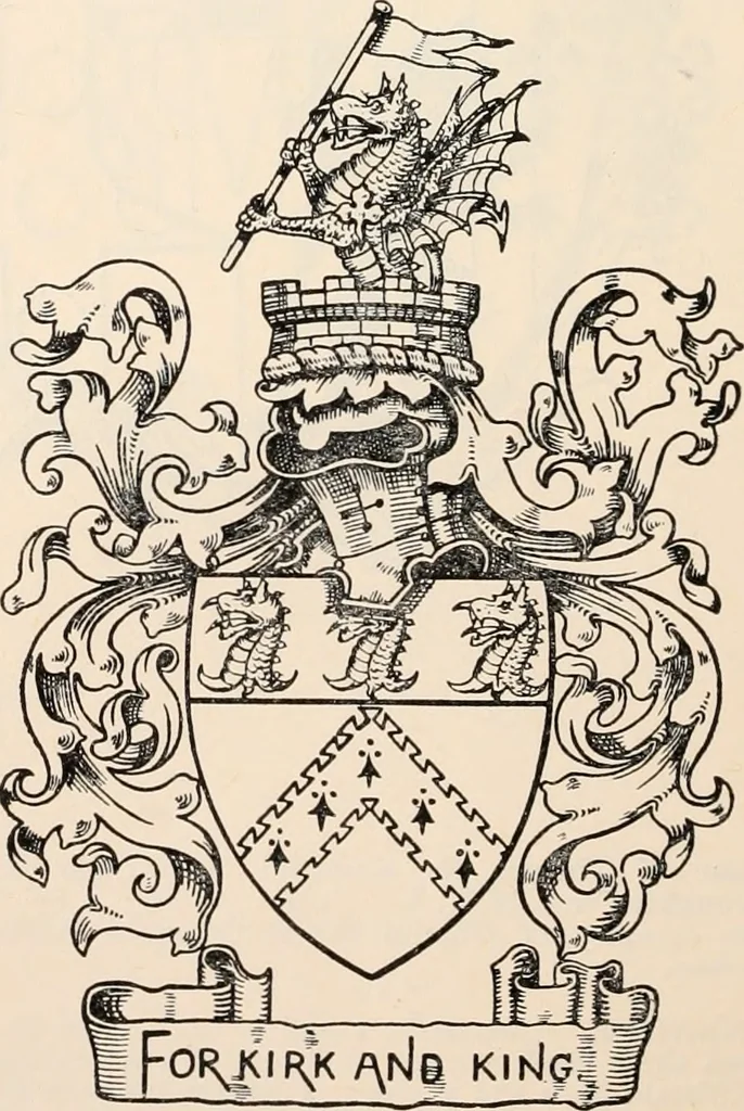 An illustration from Armorial families : a directory of gentlemen of coat-armour, 1905, leaf 99