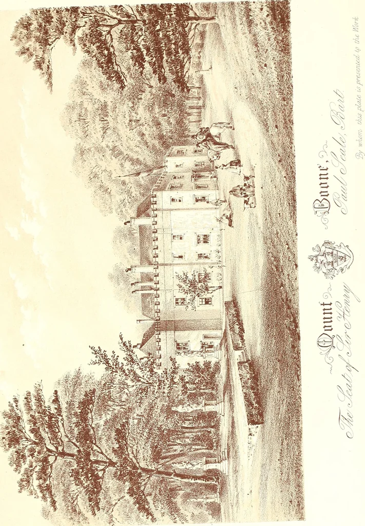 An illustration from Armorial of Jersey : being an account, heraldic and antiquarian, of its chief native families, with pedigrees, biographical notices, and illustrative data; to which are added, a brief history of heraldry, and remarks on the mediæval antiquities of the island, 1859, leaf 558