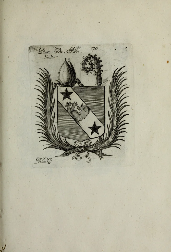 An illustration from Armorial vniuersel, contenant les armes des principales maisons, estatz, et dignitez, des plus considerables royaumes de l'Europe. Blazonnées de leurs métaux & couleurs et enrichies de leurs ornemens exterieurs, 1654, leaf 162