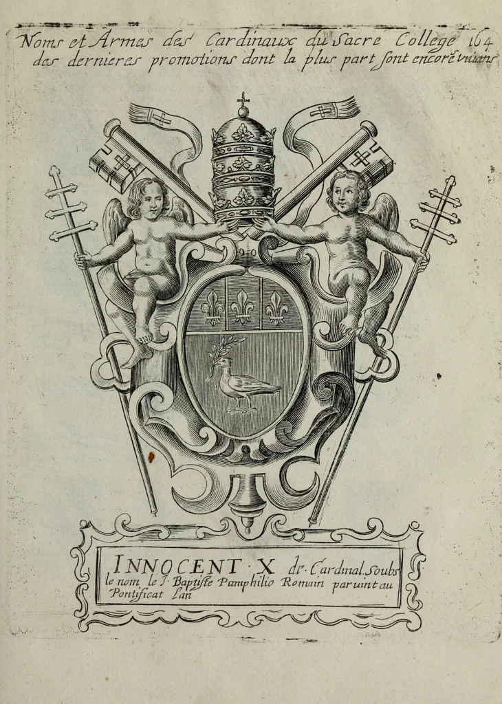 An illustration from Armorial vniuersel, contenant les armes des principales maisons, estatz, et dignitez, des plus considerables royaumes de l'Europe. Blazonnées de leurs métaux & couleurs et enrichies de leurs ornemens exterieurs, 1654, leaf 360