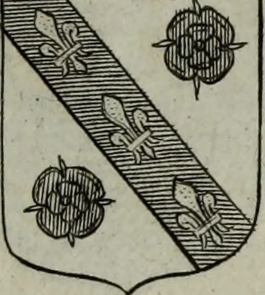 An illustration from Armorial vniuersel, contenant les armes des principales maisons, estatz, et dignitez, des plus considerables royaumes de l'Europe. Blazonnées de leurs métaux & couleurs et enrichies de leurs ornemens exterieurs, 1654, leaf 362