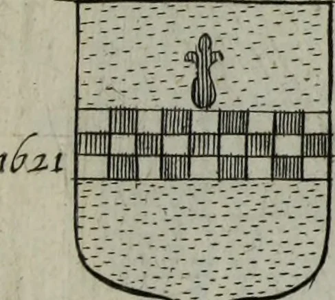 An illustration from Armorial vniuersel, contenant les armes des principales maisons, estatz, et dignitez, des plus considerables royaumes de l'Europe. Blazonnées de leurs métaux & couleurs et enrichies de leurs ornemens exterieurs, 1654, leaf 362