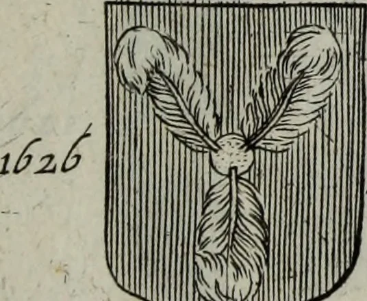 An illustration from Armorial vniuersel, contenant les armes des principales maisons, estatz, et dignitez, des plus considerables royaumes de l'Europe. Blazonnées de leurs métaux & couleurs et enrichies de leurs ornemens exterieurs, 1654, leaf 362