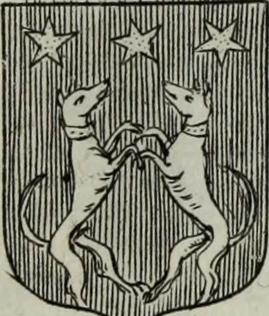 An illustration from Armorial vniuersel, contenant les armes des principales maisons, estatz, et dignitez, des plus considerables royaumes de l'Europe. Blazonnées de leurs métaux & couleurs et enrichies de leurs ornemens exterieurs, 1654, leaf 364
