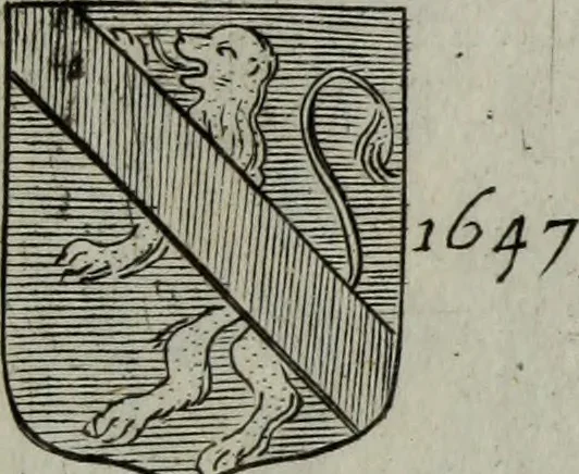 An illustration from Armorial vniuersel, contenant les armes des principales maisons, estatz, et dignitez, des plus considerables royaumes de l'Europe. Blazonnées de leurs métaux & couleurs et enrichies de leurs ornemens exterieurs, 1654, leaf 370