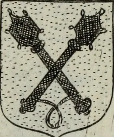 An illustration from Armorial vniuersel, contenant les armes des principales maisons, estatz, et dignitez, des plus considerables royaumes de l'Europe. Blazonnées de leurs métaux & couleurs et enrichies de leurs ornemens exterieurs, 1654, leaf 370