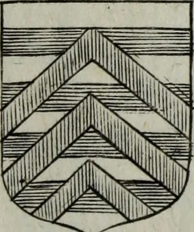 An illustration from Armorial vniuersel, contenant les armes des principales maisons, estatz, et dignitez, des plus considerables royaumes de l'Europe. Blazonnées de leurs métaux & couleurs et enrichies de leurs ornemens exterieurs, 1654, leaf 370