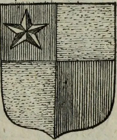 An illustration from Armorial vniuersel, contenant les armes des principales maisons, estatz, et dignitez, des plus considerables royaumes de l'Europe. Blazonnées de leurs métaux & couleurs et enrichies de leurs ornemens exterieurs, 1654, leaf 394
