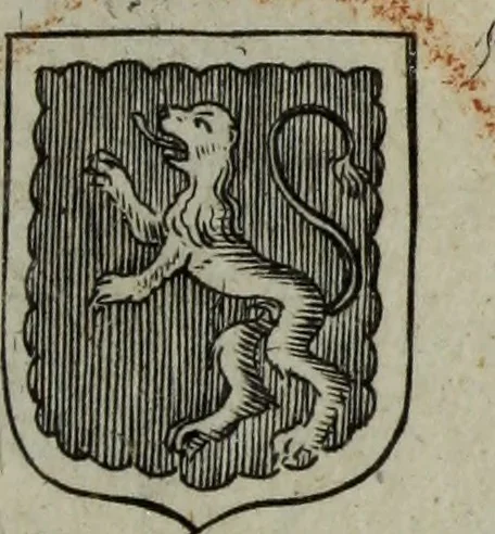 An illustration from Armorial vniuersel, contenant les armes des principales maisons, estatz, et dignitez, des plus considerables royaumes de l'Europe. Blazonnées de leurs métaux & couleurs et enrichies de leurs ornemens exterieurs, 1654, leaf 394