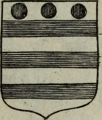 An illustration from Armorial vniuersel, contenant les armes des principales maisons, estatz, et dignitez, des plus considerables royaumes de l'Europe. Blazonnées de leurs métaux & couleurs et enrichies de leurs ornemens exterieurs, 1654, leaf 394